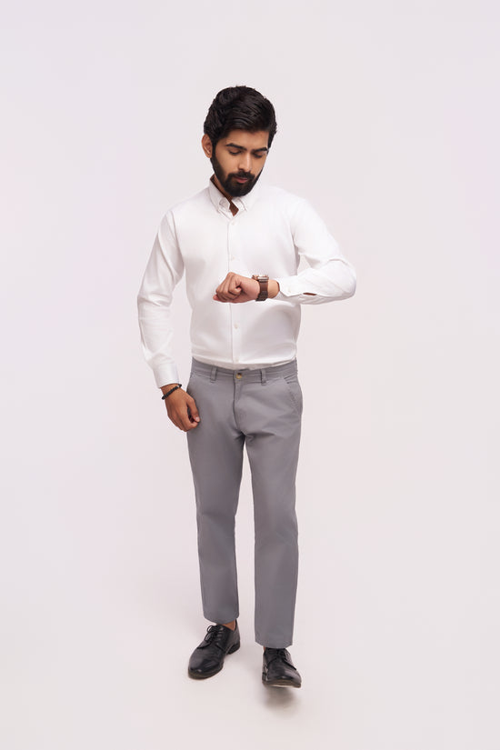 Steel Grey Chinos
