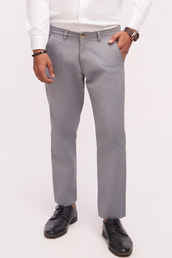 Steel Grey Chinos