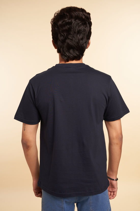 Navy Blue Crew Neck T-Shirt