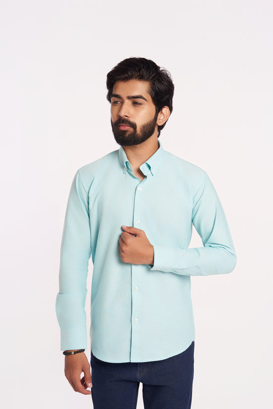 Sea Blue Oxford Shirt