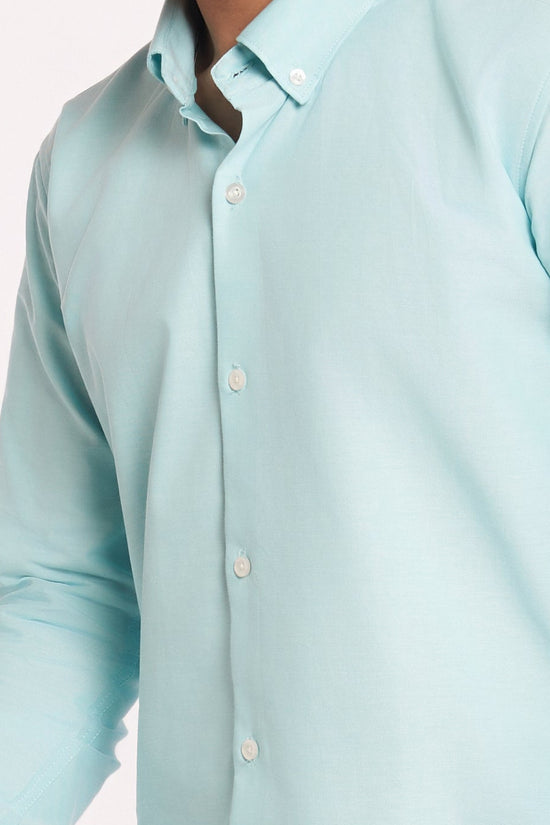 Sea Blue Oxford Shirt
