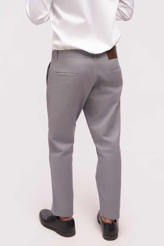 Steel Grey Chinos