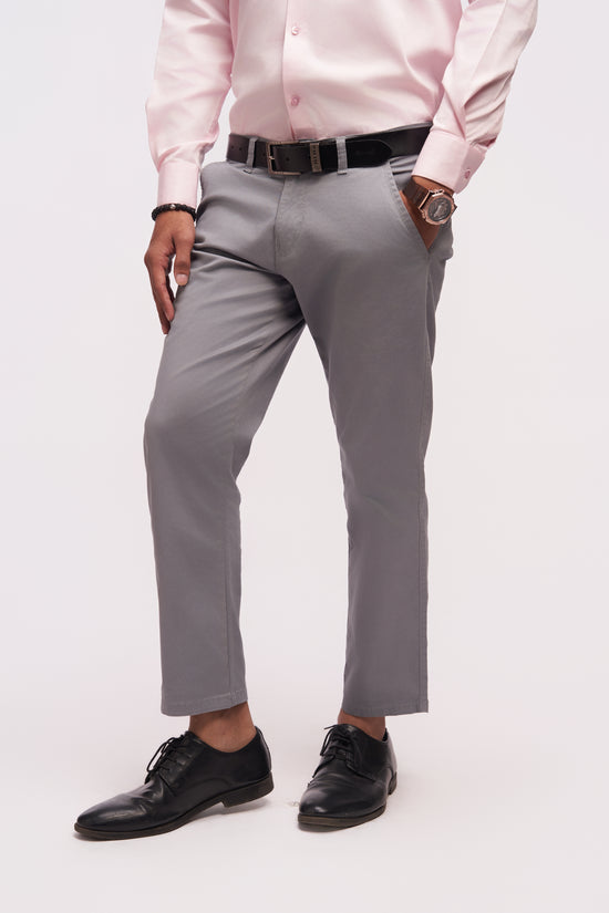 Steel Grey Chinos