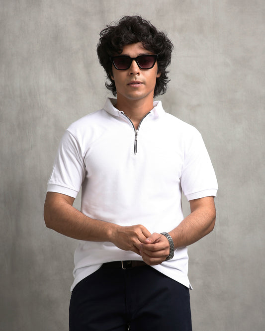 Classic White Polo