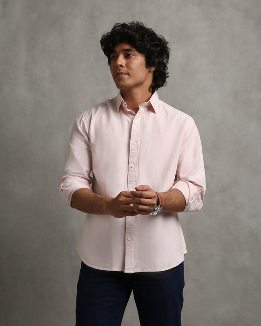 Blush Oxford Shirt