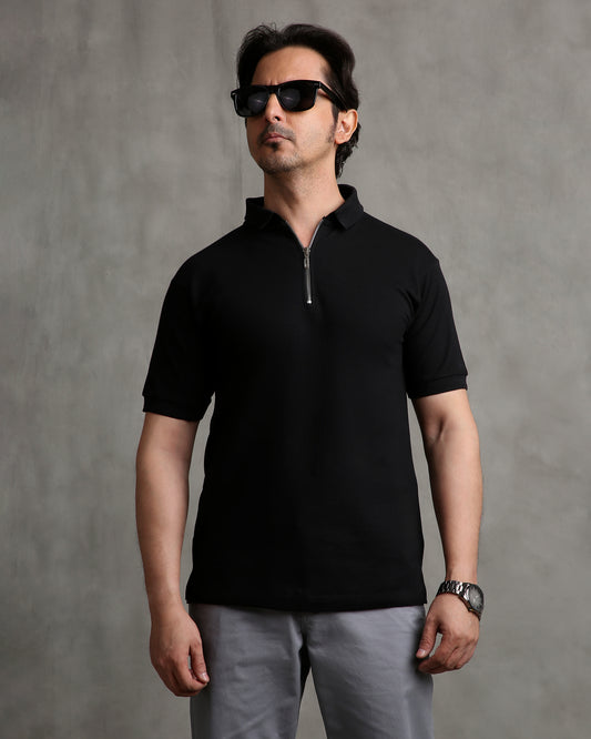 Classic Black Polo