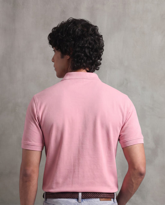 Blush Pique Polo