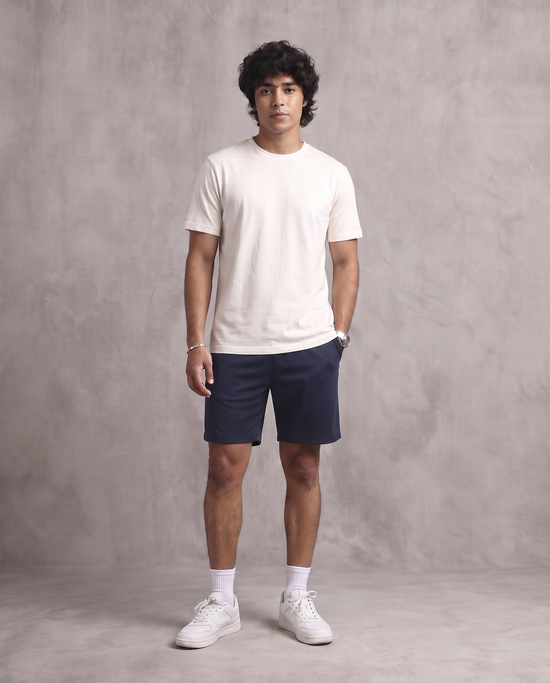 Navy Relaxed Fit Shorts