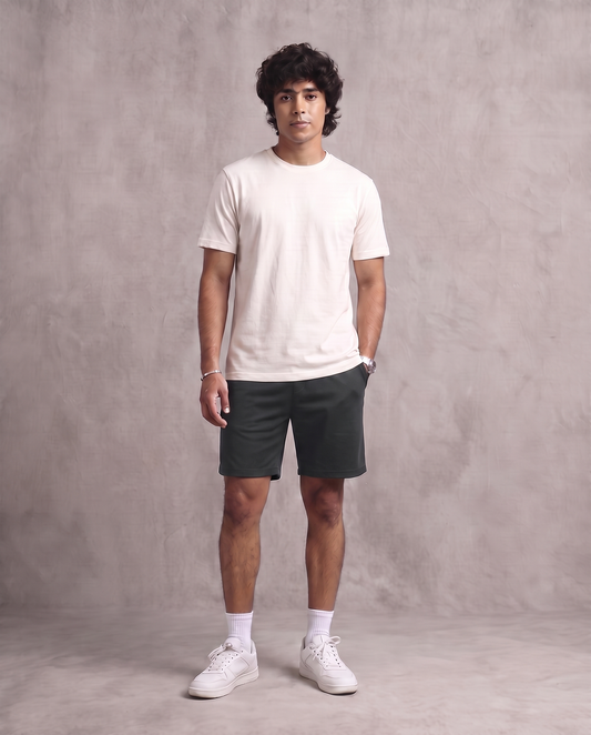 Frost Grey Relaxed Fit Shorts