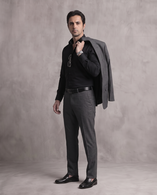 Black Slim Fit Shirt