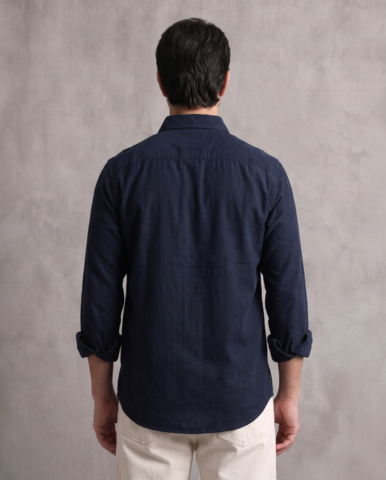 Navy Corduroy Shirt