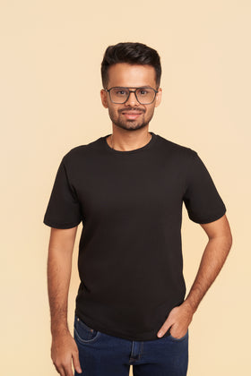 Black Crew Neck T-shirt