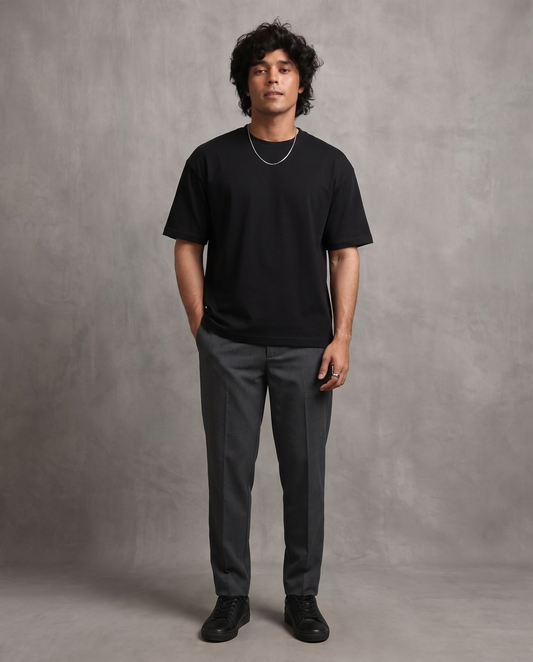 Black Oversized T-Shirt