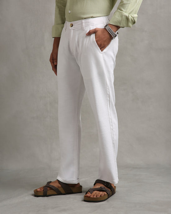 White Linen Pants