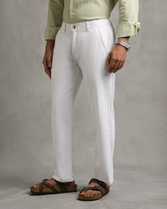 White Linen Pants