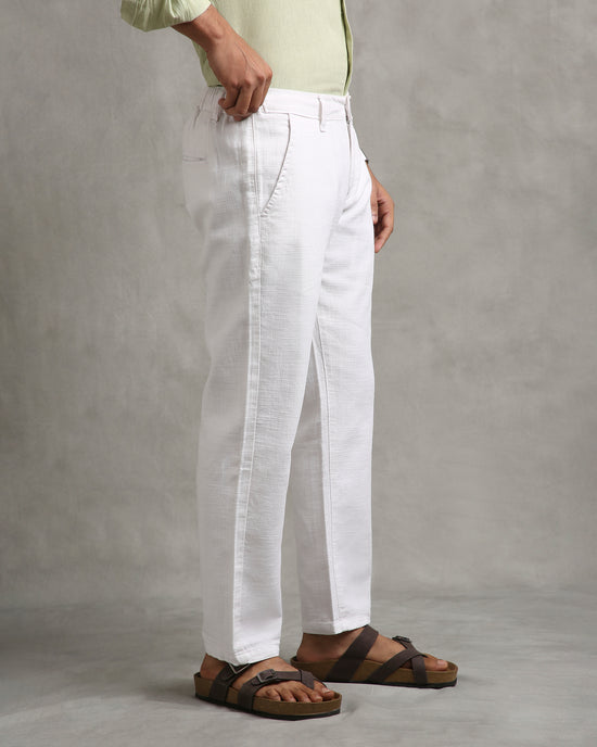 White Linen Pants