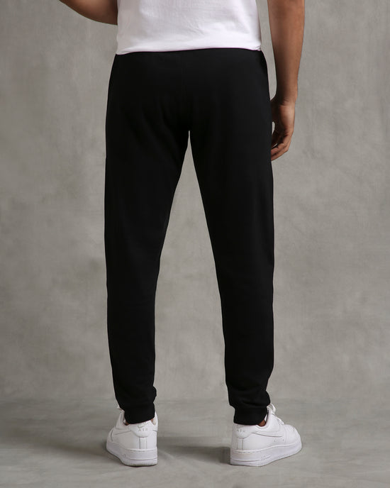 Black Terry Joggers