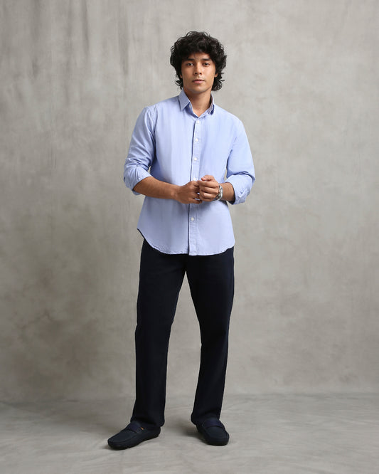 Powder Blue Oxford Shirt
