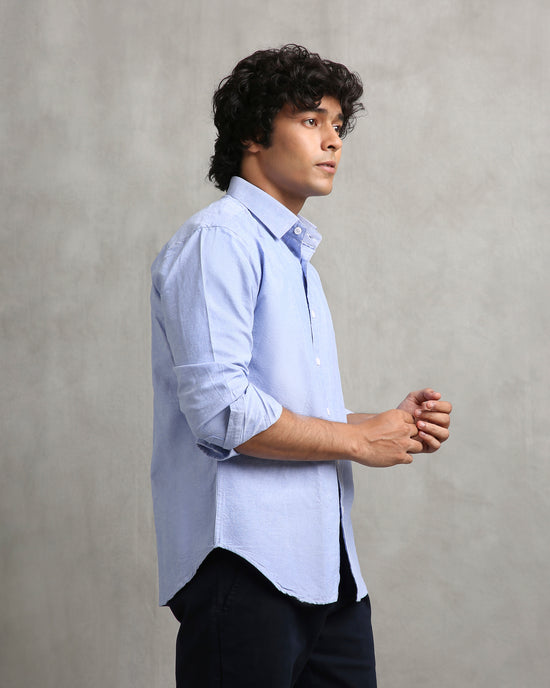 Powder Blue Oxford Shirt