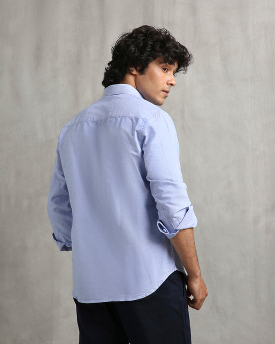 Powder Blue Oxford Shirt