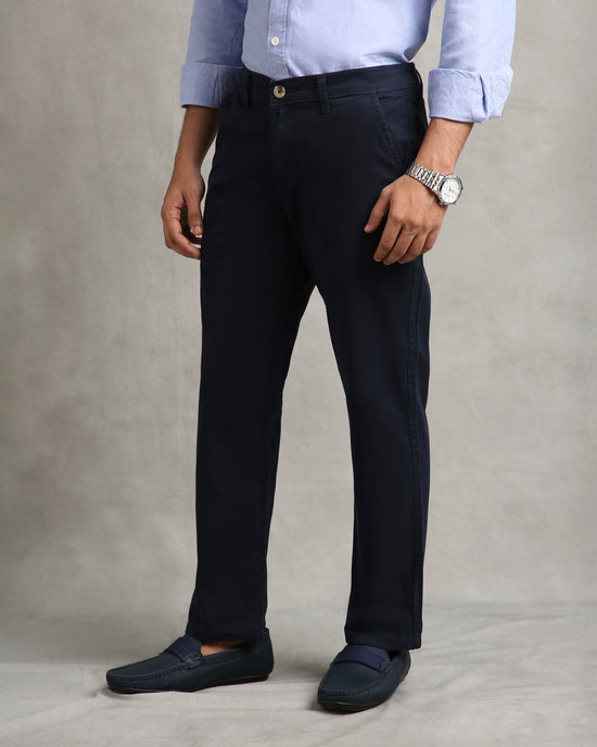 Navy Chinos