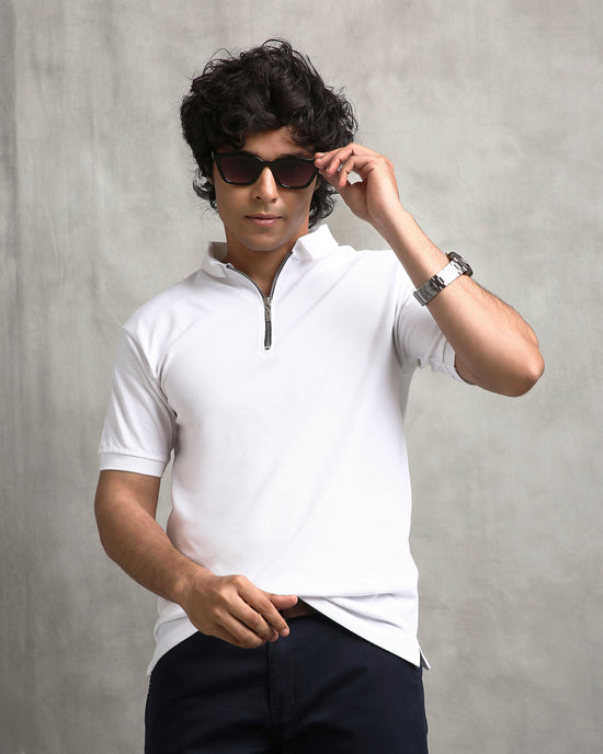 Classic White Polo