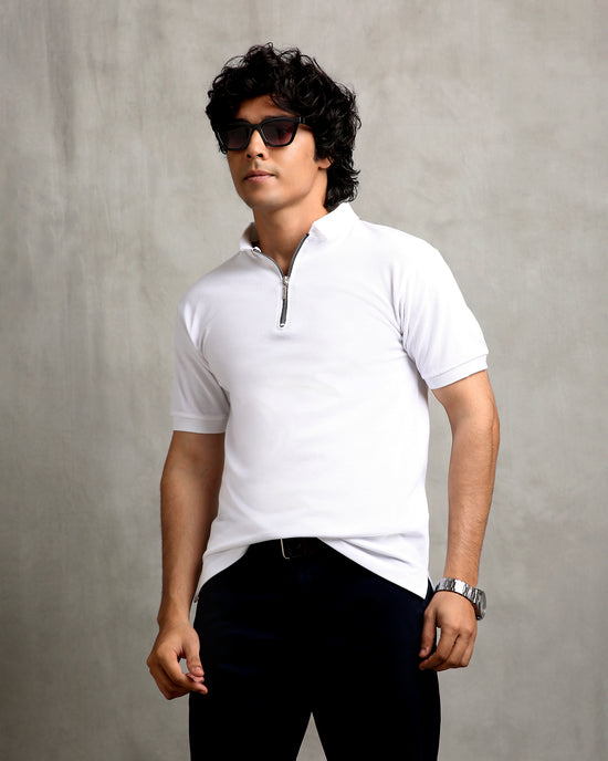 Classic White Polo