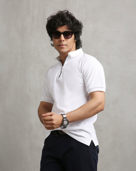 Classic White Polo