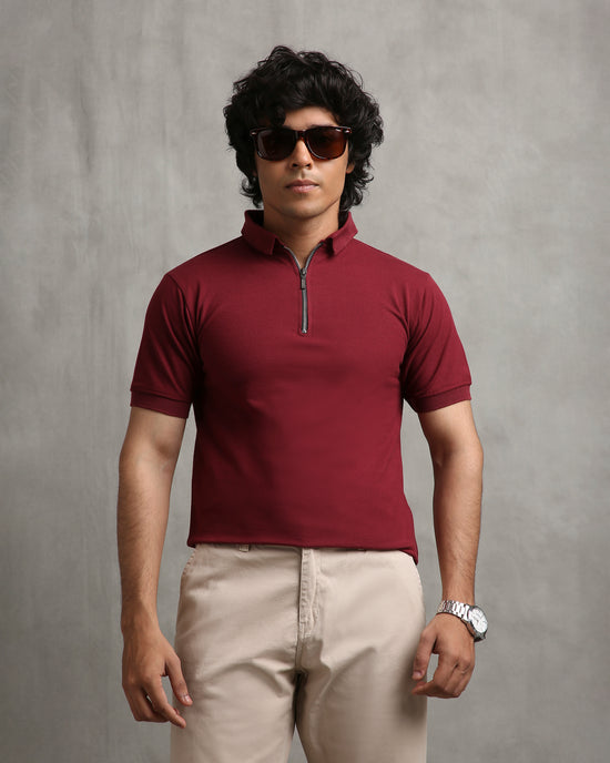 Classic Maroon Polo