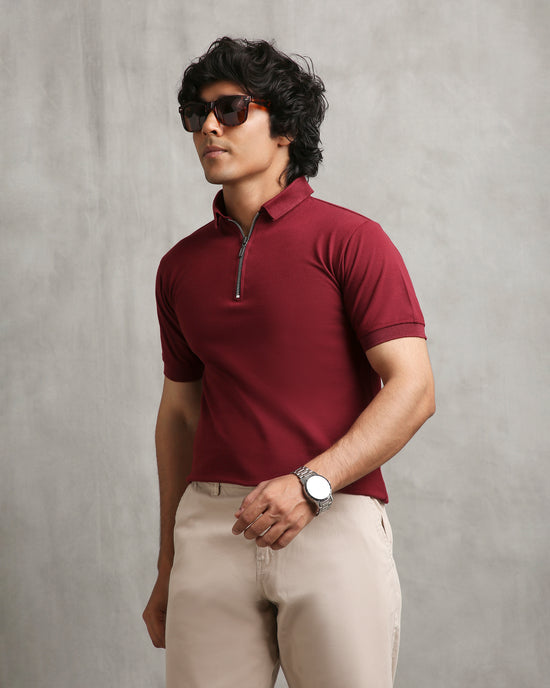 Classic Maroon Polo