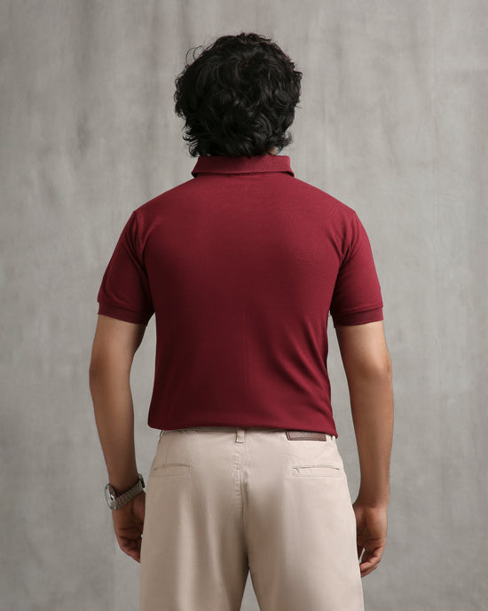 Classic Maroon Polo