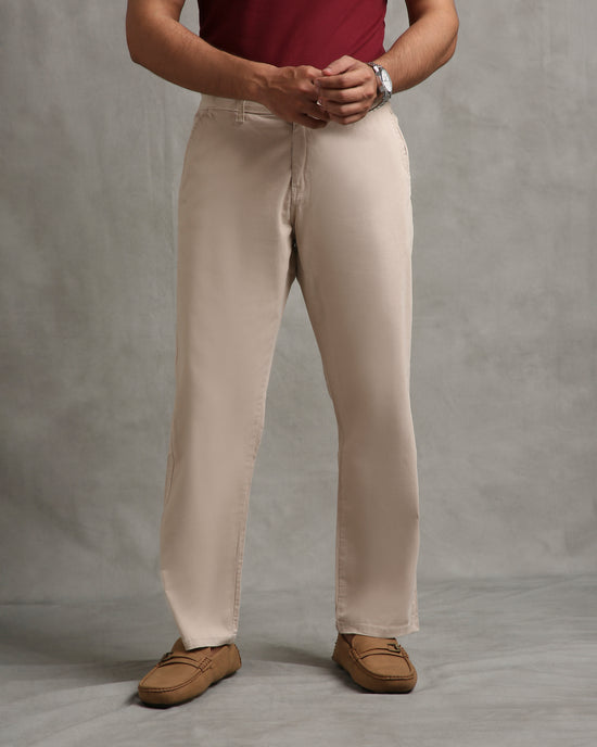 Beige Chinos