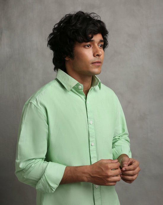 Green Oxford Shirt