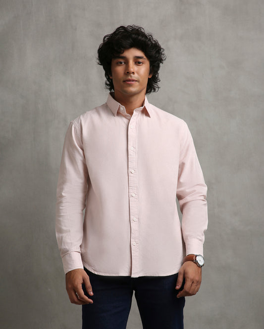 Blush Oxford Shirt