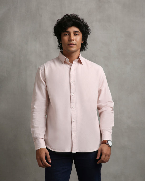 Blush Oxford Shirt