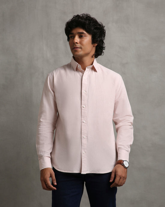 Blush Oxford Shirt