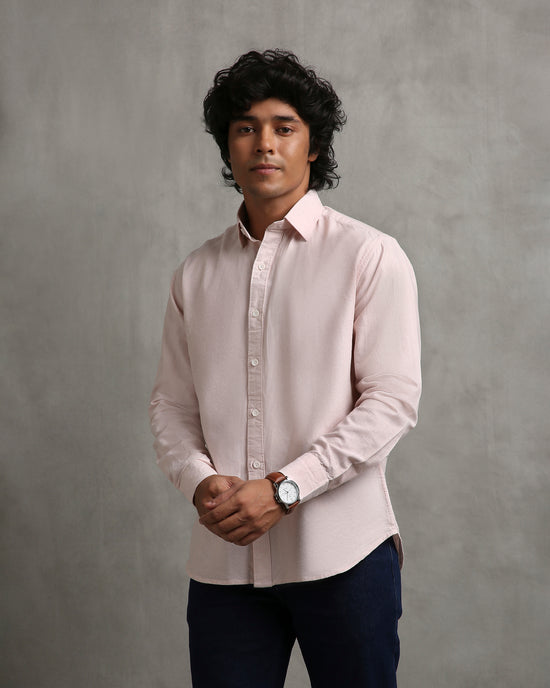 Blush Oxford Shirt