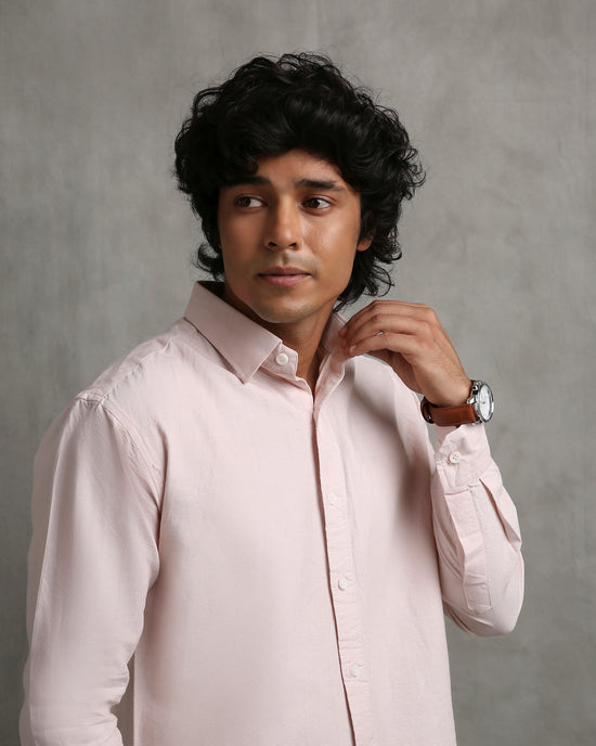 Blush Oxford Shirt