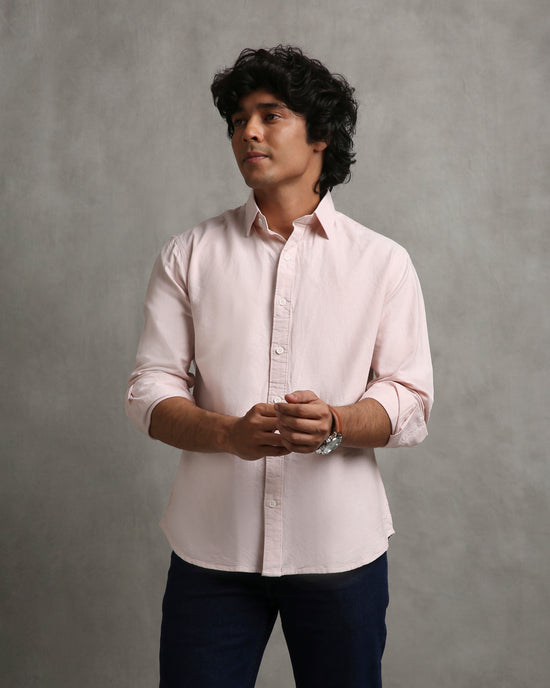 Blush Oxford Shirt