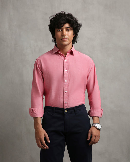 Salmon Oxford Shirt