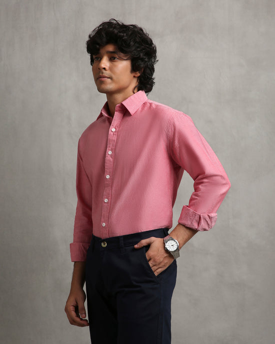 Salmon Oxford Shirt
