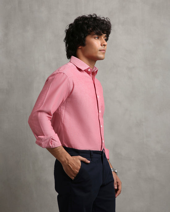 Salmon Oxford Shirt