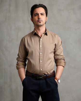 Brown Twill Shirt