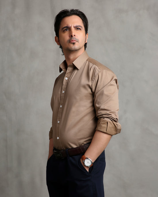 Brown Twill Shirt
