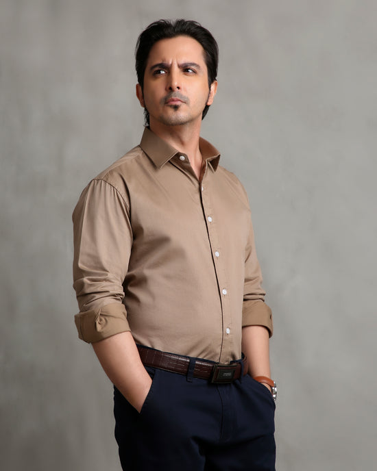 Brown Twill Shirt