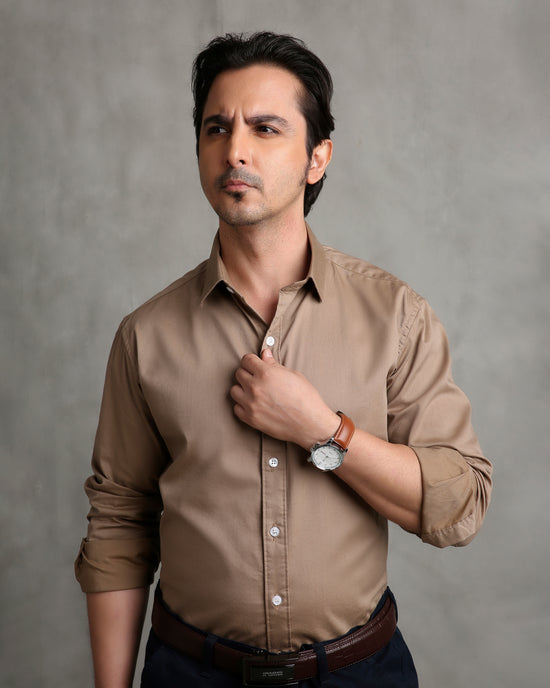 Brown Twill Shirt