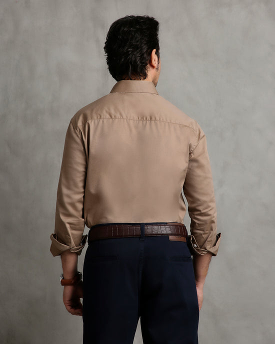 Brown Twill Shirt