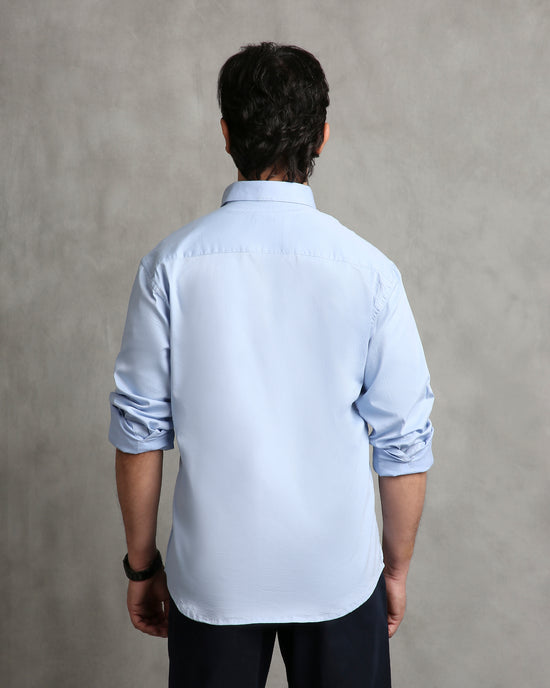 Sky Blue Twill Shirt