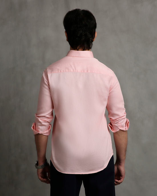 Pink Dobby Shirt
