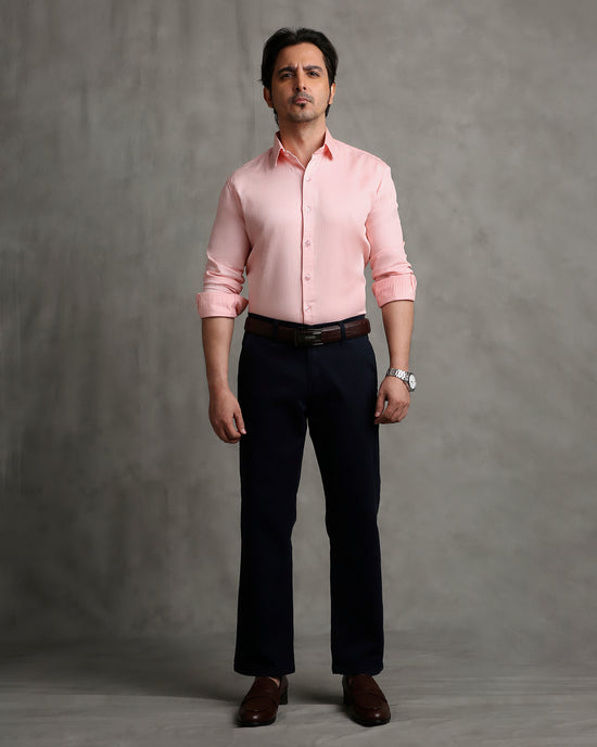 Pink Dobby Shirt